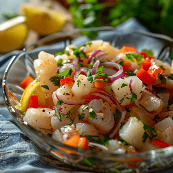 ceviche de lubina