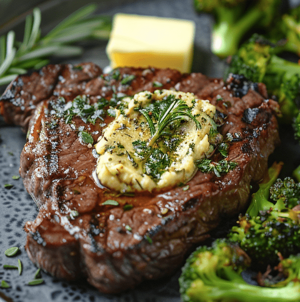 Entrecote con Manteca de Romero