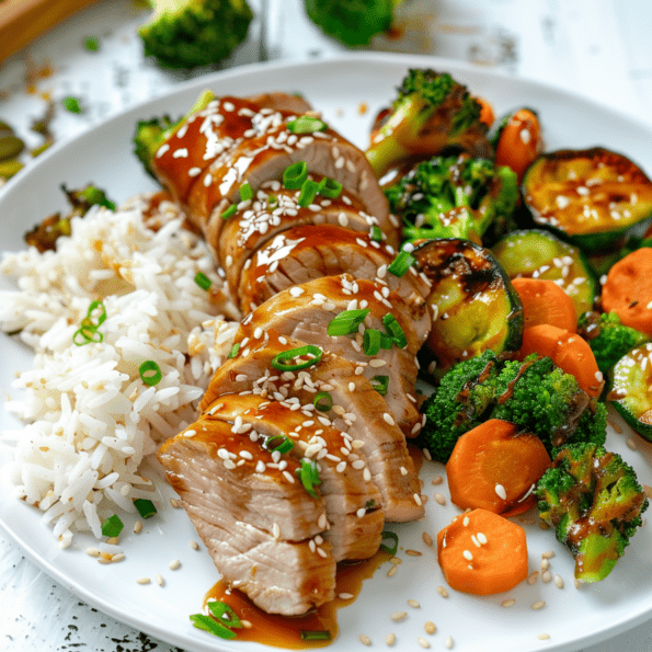 Solomillo con Salsa Teriyaki