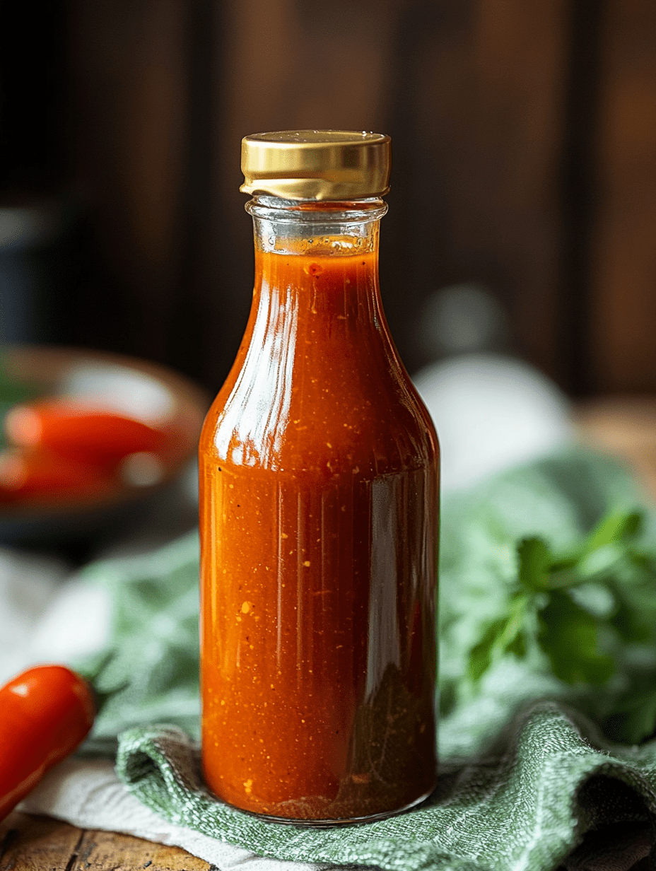 Sriracha keto casera con stevia